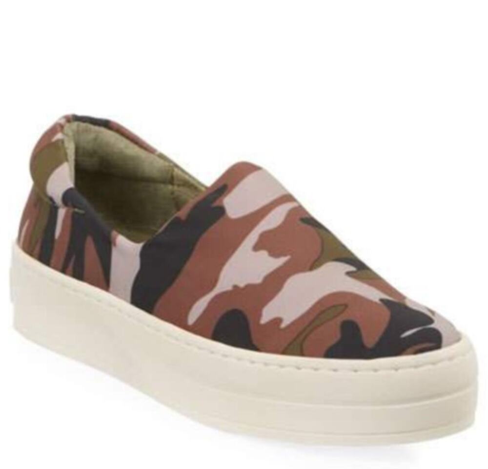 J Slides Nylon Camo Platform Slip-On Sneakers Streetwear Y2K Gorpcore Utility